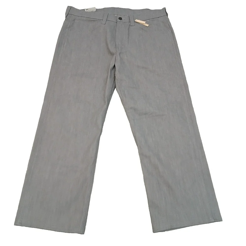 Vintage Levi's 562 Loose Straight Fit Line 8 Jeans Mens Denim Gray Size 34 x 32
